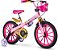 Bicicleta Nathor Aro 16 Princesas - Imagem 1