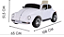 Carro Elétrica Zippy Toys VW Beetle 12V R/C Branco CE2322 - Imagem 5