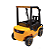 Empilhadeira Infantil Zippy Toys 2 Lugares Amarela 12V C/R CE24059 - Imagem 5