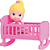 Boneca Little Dolls Divertoys Bercinho - 8010 - Imagem 1