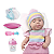 Boneca Diver New Born Brinca de Papinha Divertoys - 8245 - Imagem 2