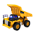 Caminhão Caçamba Controle Remoto Multikids Construção Amarelo - BR2311 - Imagem 1