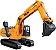 Retroescavadeira Zippy Toys Com Luz e Som 33cm - CF24356 - Imagem 1