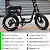 Bicicleta Elétrica Movi Club20 750w 48v 13Ah - Preto - Imagem 2