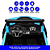 Jipe Elétrico Zippy Toys Infantil UTV C/ Controle Remoto 2 Lugares Azul - CE23435 - Imagem 6
