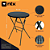 Mesa Nautika Robust Bistro 80cm - Preta - Imagem 3