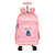 Mochila com Rodas Infantil Luxcel Stitch Rosa - MC50052 - Imagem 2