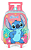 Mochila Com Rodas Infantil Luxcel Stitch Rosa - IC42382 - Imagem 2
