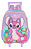 Mochila Com Rodas Infantil Luxcel Stitch Roxo - IC42382 - Imagem 2