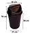 Lixeira Basculante Topplast 60L - Preta - Imagem 3