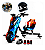 Triciclo Elétrico Zippy Drift Firewater Extreme 36v C/ Capacete - CE26143 - Imagem 1