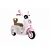 Moto Elétrica Zippy Toys Scooter 6V Rosa - CE26170 - Imagem 1