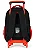 Mochila Infantil C/ Rodas Luxcel Spider-Man Preto - IC43962 - Imagem 3