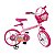 Bicicleta Bandeirante Sweet Game Aro 14 Rosa 3030 - Imagem 1