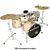 Bateria Nagano Garage Rock 22 NTC Natural Clear - Imagem 1