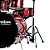 Bateria Premium DX-722 WR Vinho Bumbo 22 - Imagem 3