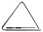 Triangulo Liverpool TR-30 Cromado 30 cm - Imagem 1