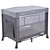 Berço portátil cercado bebe desmontável relax gray - Burigotto - Imagem 1
