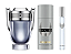 KIT PERFUME PACO RABANNE INVICTUS MASCULINO 100ML + DESODORANTE CORPORAL + TRAVEL SPRAY - Imagem 2