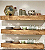 Kit 3 Prateleiras Grossas Suporte Invisível Madeira Maciça 80x20 - Imagem 3