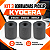 Kit 3 Borrachas Pickup Kyocera FS1028 FS1035 FS1128 2F906240 - Imagem 2