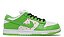 Tênis Nike SB Dunk Low x Supreme Green Stars - ENCOMENDA - Imagem 1