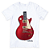 Camiseta Guitarra Les Paul Vermelha - Imagem 4