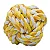 Brinquedo Pet Bola De Corda Savana Amarelo Baunilha - Imagem 1