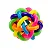 Brinquedo Cão Petnes Bola Colorida De Sino - Imagem 1