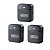 Microfone sem fio duplo ultra compacto para cameras & celulares - Imagem 1