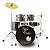 Bateria Turbo Play - Prata Sparkle bumbo 22" - Imagem 1