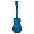 Ukulele Soprano Natural - Azul Transparente - Série Kahiko - Imagem 5