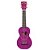 Ukulele Soprano - Série Smile - Roxo Transparente - Imagem 1