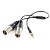 Cabo TRS macho - duplo XLR macho para transmissores sem fio - Imagem 3