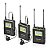 Sistema sem fio de Microfone Lapela  Duplo para câmera com transmissor de cintura UHF - Imagem 1