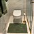 Toalha de Piso Jacquard - 45cm x 70cm - Verde Moss - Imagem 1