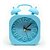 Relógio de Mesa - Retrô Moderno Quadrado - Azul - Imagem 1
