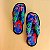 CHINELO PUFF FLAT FORM TROPICAL AZUL - Imagem 2