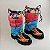 BOTA FLORESTA PUFF MULTICOLORIDO FARM RIO INTERNACIONAL - Imagem 3