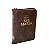 Bíblia Sagrada - Zíper - Marrom - Imagem 1