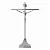 Crucifixo Estilizado - Onix - c/ base - 31cm - Imagem 2