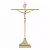 Crucifixo Estilizado - Dourado - c/ base - 31cm - Imagem 3