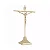 Crucifixo Estilizado - Dourado - c/ base - 22cm - Imagem 3