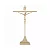 Crucifixo Estilizado - Dourado - c/ base - 22cm - Imagem 1