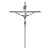 Crucifixo Estilizado - Onix - 29cm - Parede - Imagem 1
