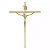 Crucifixo Estilizado - Dourado - 29cm - Parede - Imagem 2