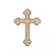 Crucifixo Mini - Livrai-nos do Mal - Prata Velha - 9cm - Imagem 2