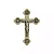 Crucifixo Mini - Livrai-nos do Mal - Ouro Velho - 9cm - Imagem 1