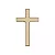 Crucifixo Mini - Jesus Cristo Prata Velha - 9cm - Imagem 2