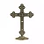Crucifixo - c/ a Medalha de São Bento - Ouro Velho - 13cm - Imagem 2